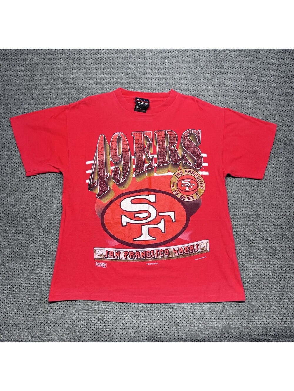 Vintage 1993 San Francisco 49Ers T-Shirt Large National Football League RARE MEN